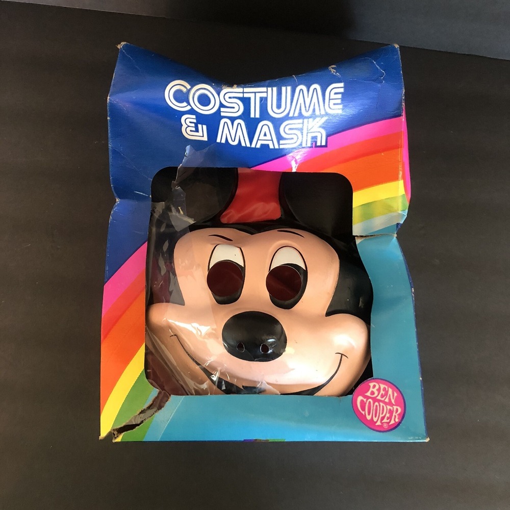 Ben Cooper Mickey Mouse Halloween Mask and Costume Child 2 - 3 Vintage Disney